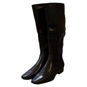 Madden Girl Florance Wide Calf Knee High Boots Black 9.5 New In Box